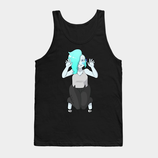 Jamie The Ghost Girl Tank Top by mrchasecomix